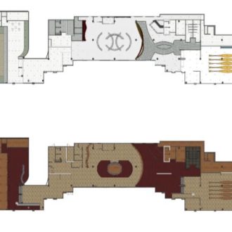 student rendering for interior design