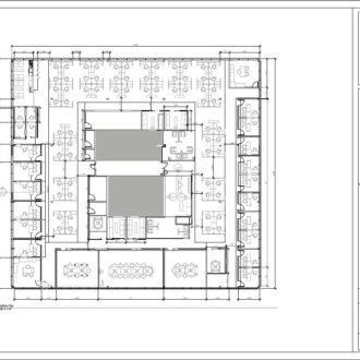 student drawing for interior design