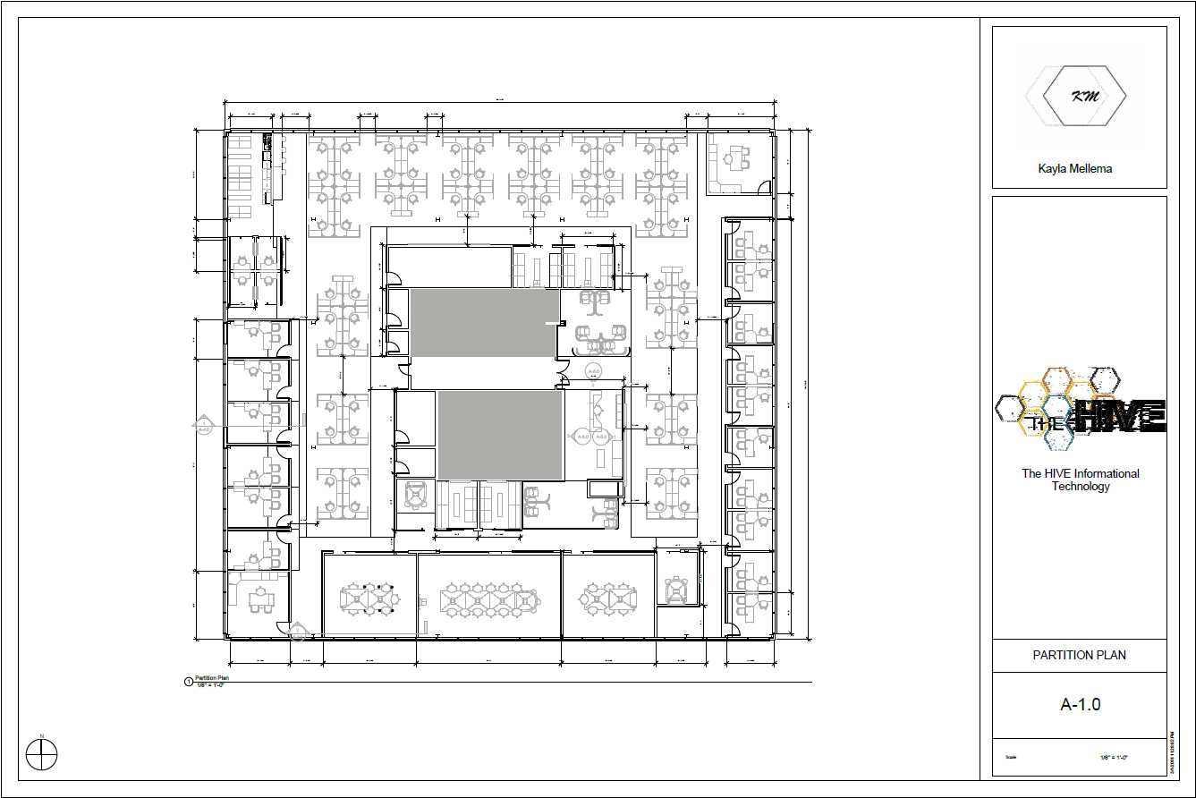 student drawing for interior design