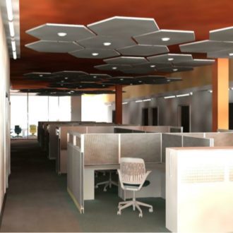 student rendering for interior design