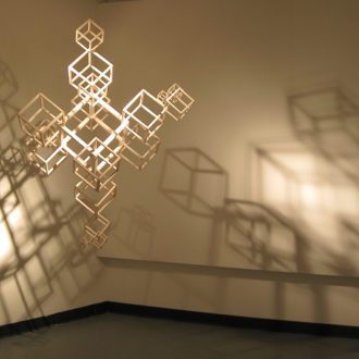 Hanging Sculpture by Art and Design Student Alex Miller