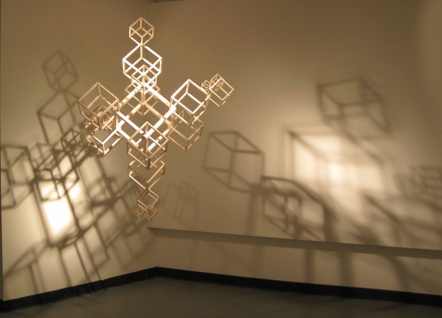 Hanging Sculpture by Art and Design Student Alex Miller