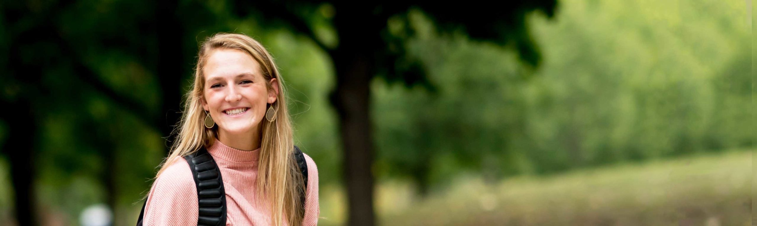 Education student smiling