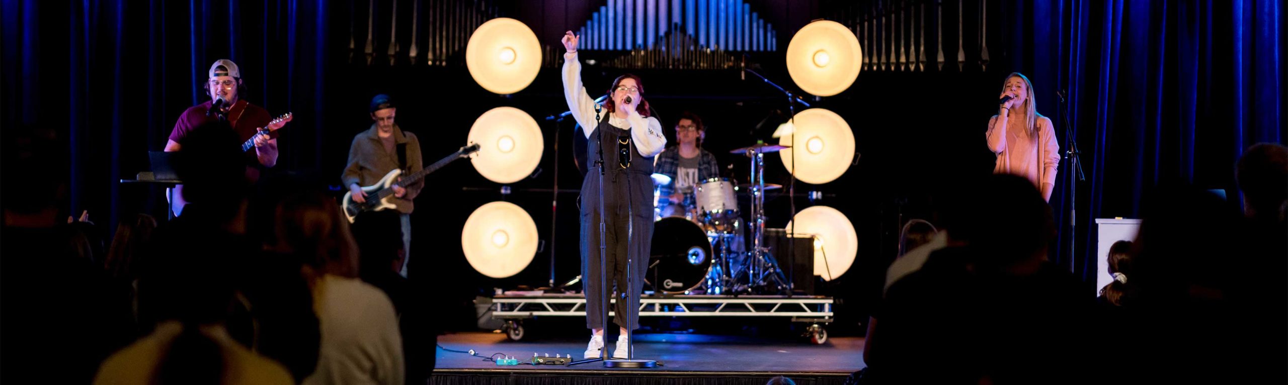 Worship Arts students performing